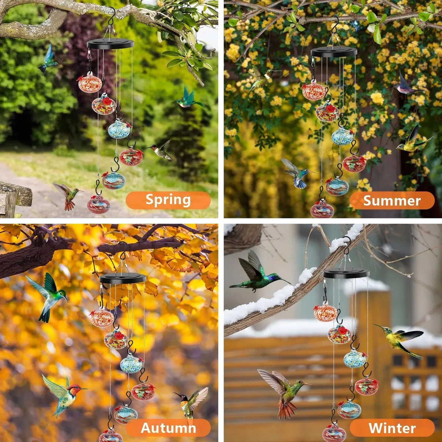 Mangeoire à colibris Shirem Wind Chime
